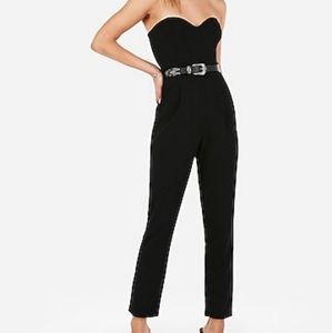 Black Express Sweetheart Jumpsuit